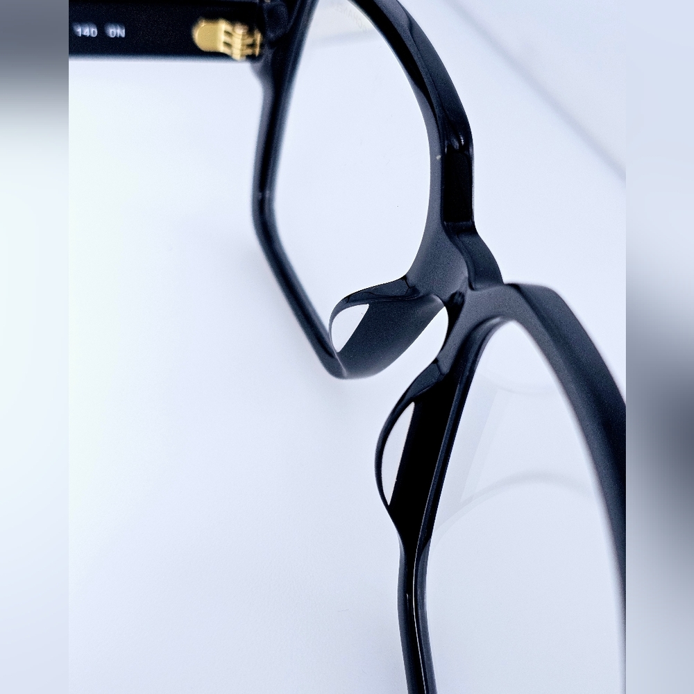 CHANEL Black Eyeglasses with Gold Logo - Picture 15 of 16